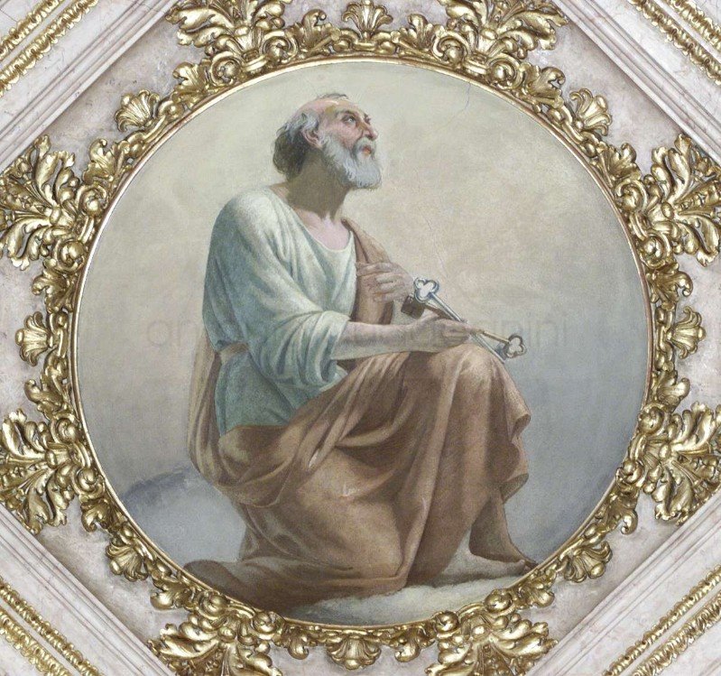 S. Pietro - 1862-63 - affresco - Cattedrale di S, Alessandro (BG)